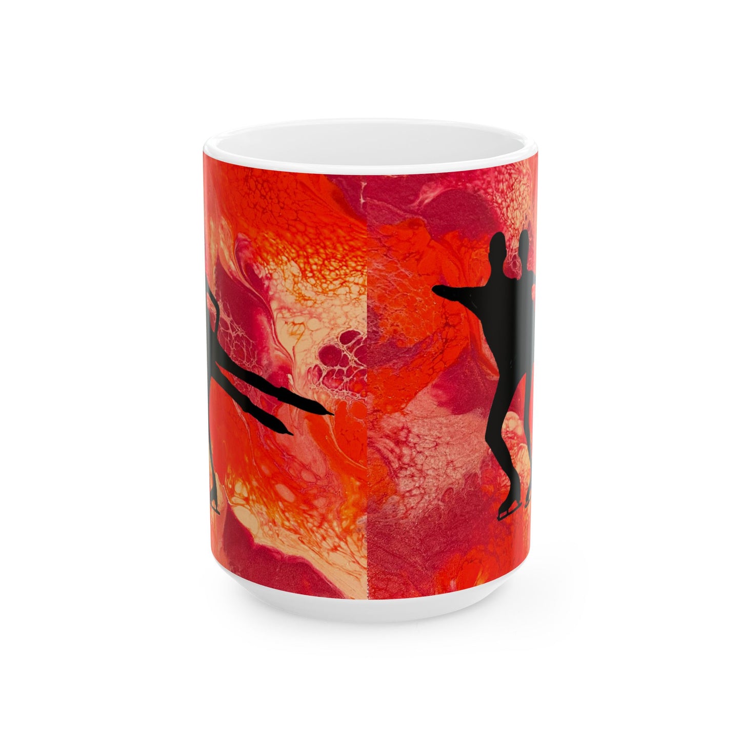 Figure Skating Ceramic Mug, (11oz, 15oz)