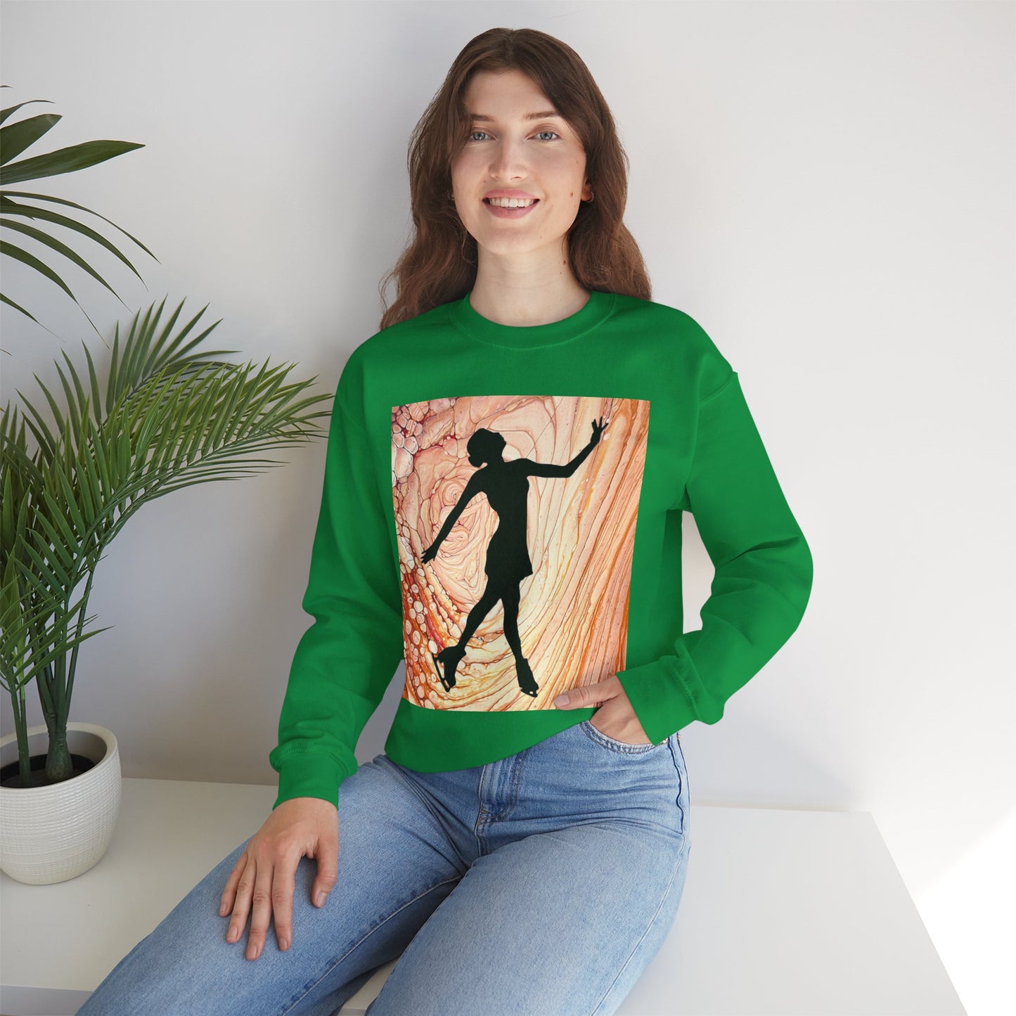 Unisex Figure Skating Crewneck Sweatshirt