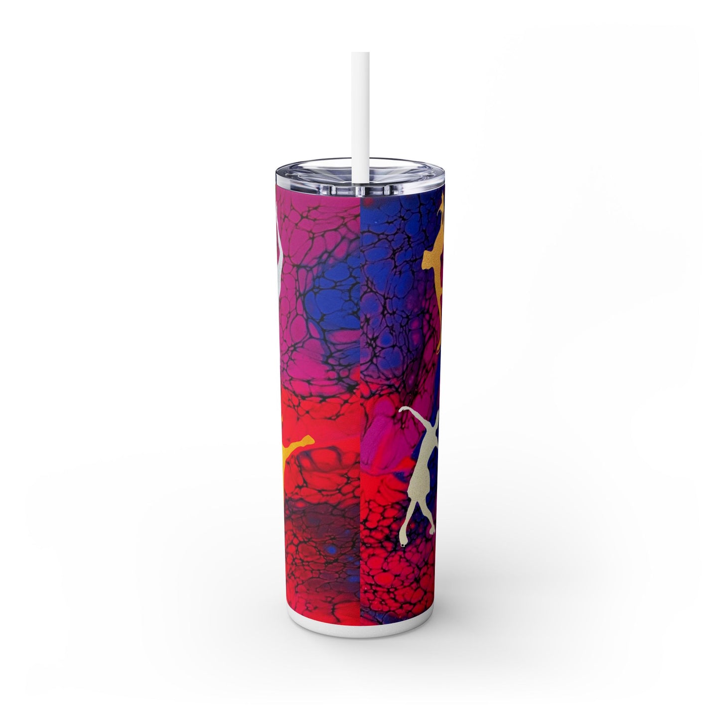 Figure Skating Tumbler, 20oz with straw