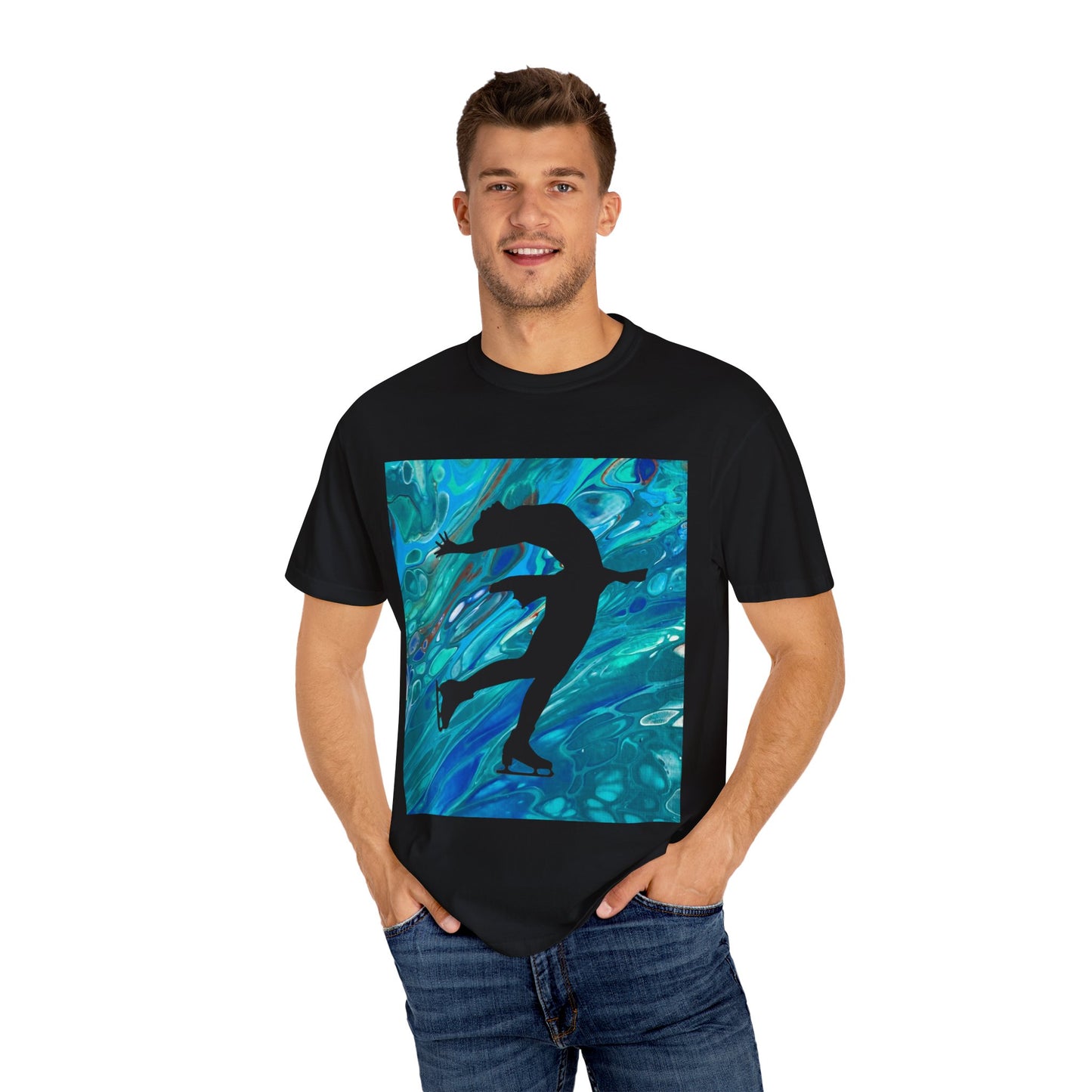 Figure Skating T-Shirt - Unisex Garment-Dyed Tee