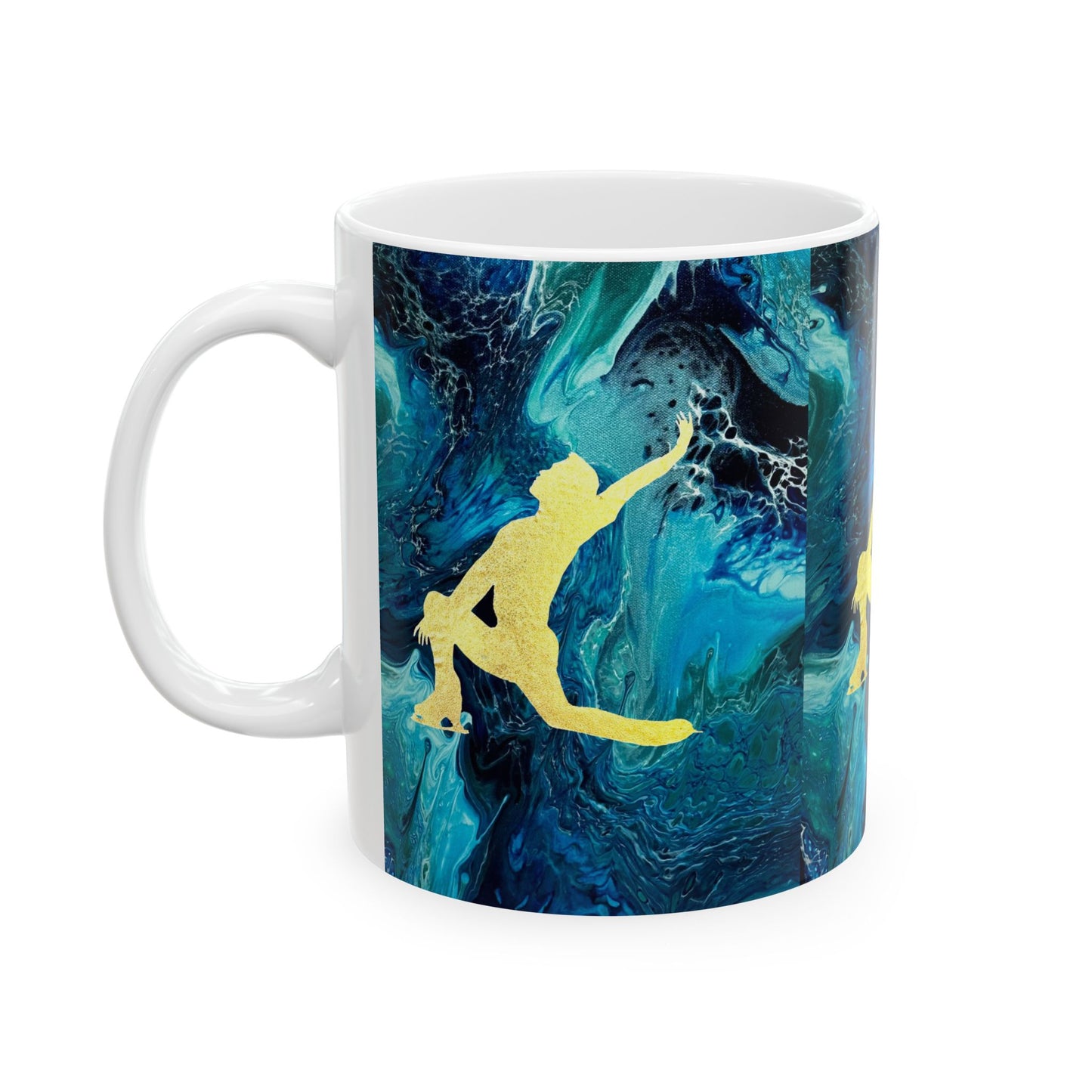 Figure Skating Ceramic Mug, (11oz, 15oz)