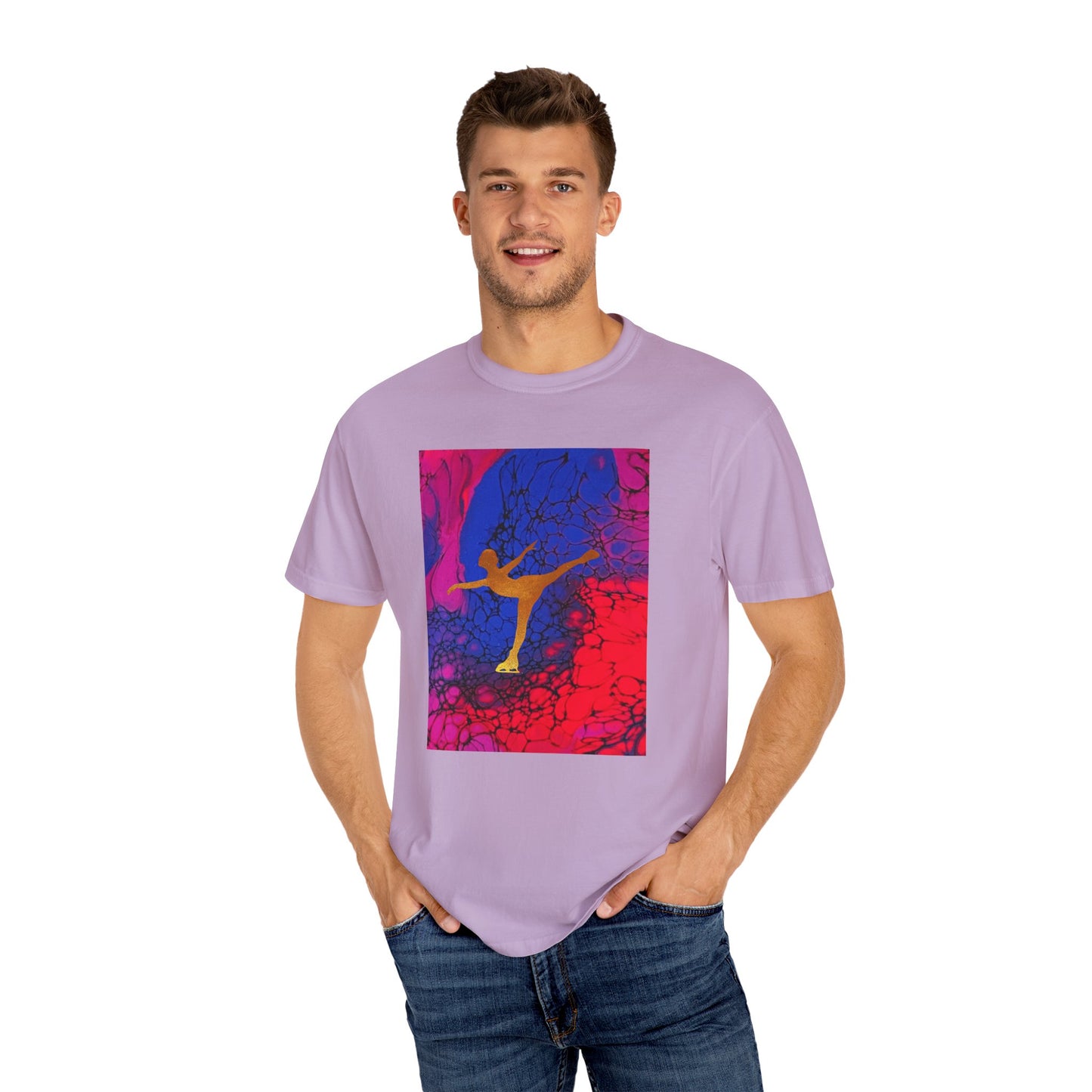 Figure Skating T-shirt—Unisex Garment-Dyed Tee