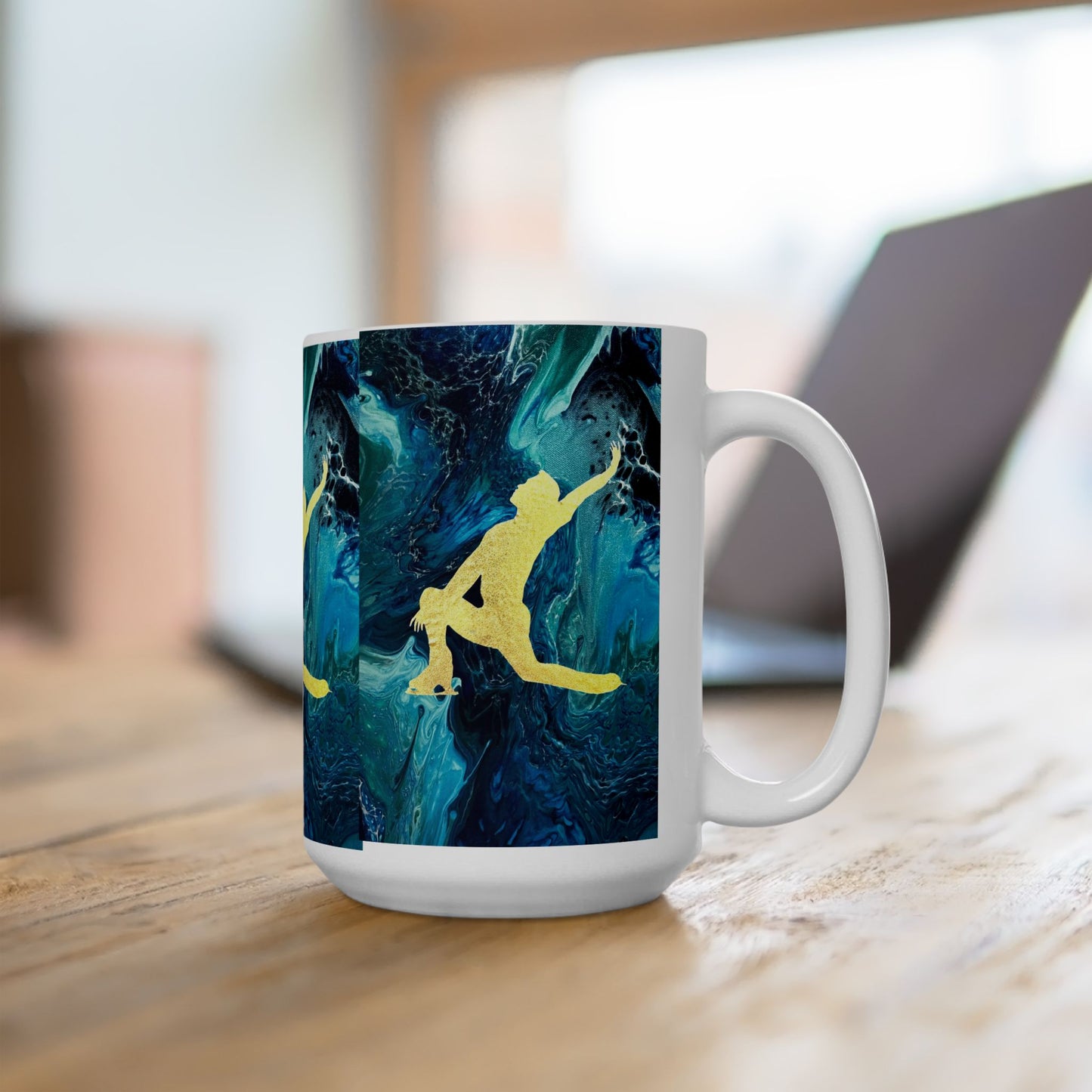 Figure Skating Ceramic Mug, (11oz, 15oz)