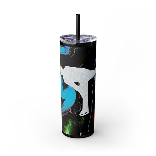 Figure Skating Tumbler,  20oz with straw