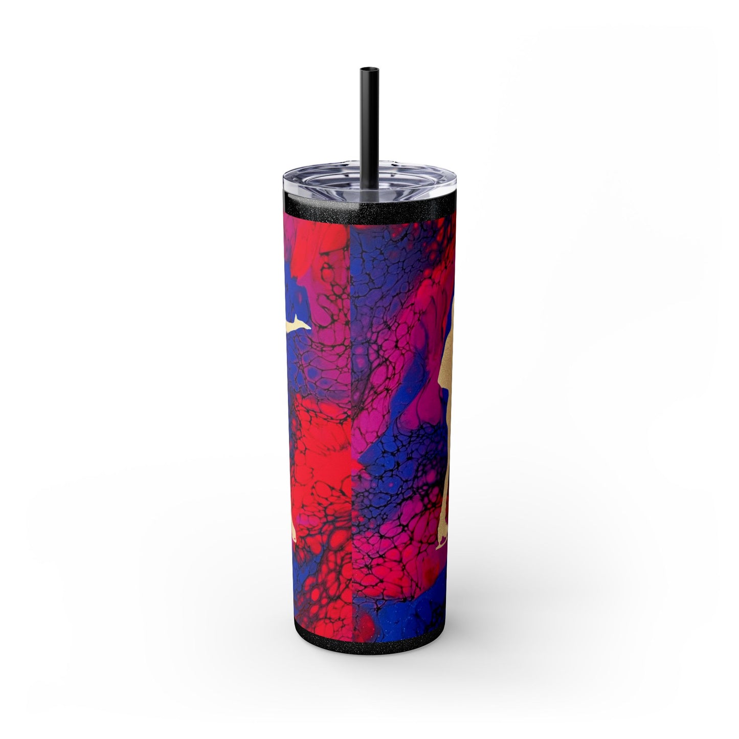 Figure Skating Tumbler, 20oz with straw