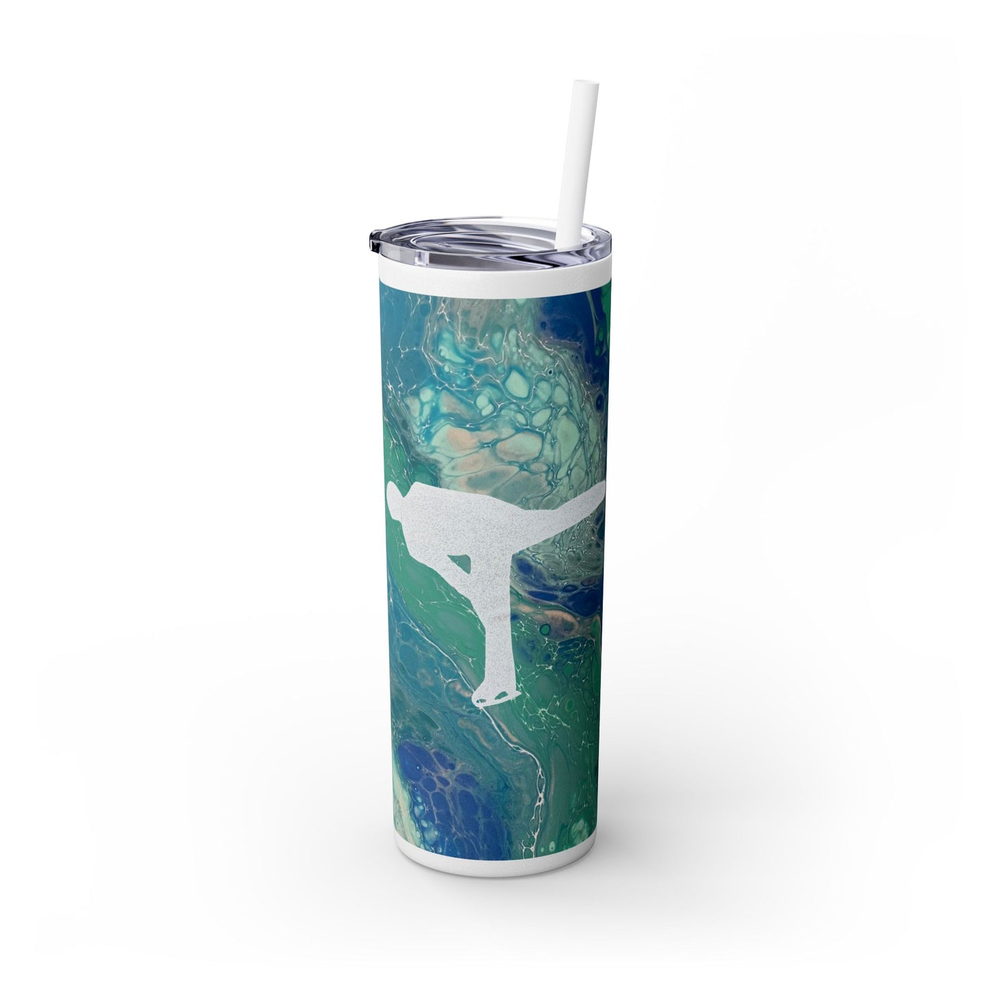 Figure Skating Tumbler, 20oz with Straw