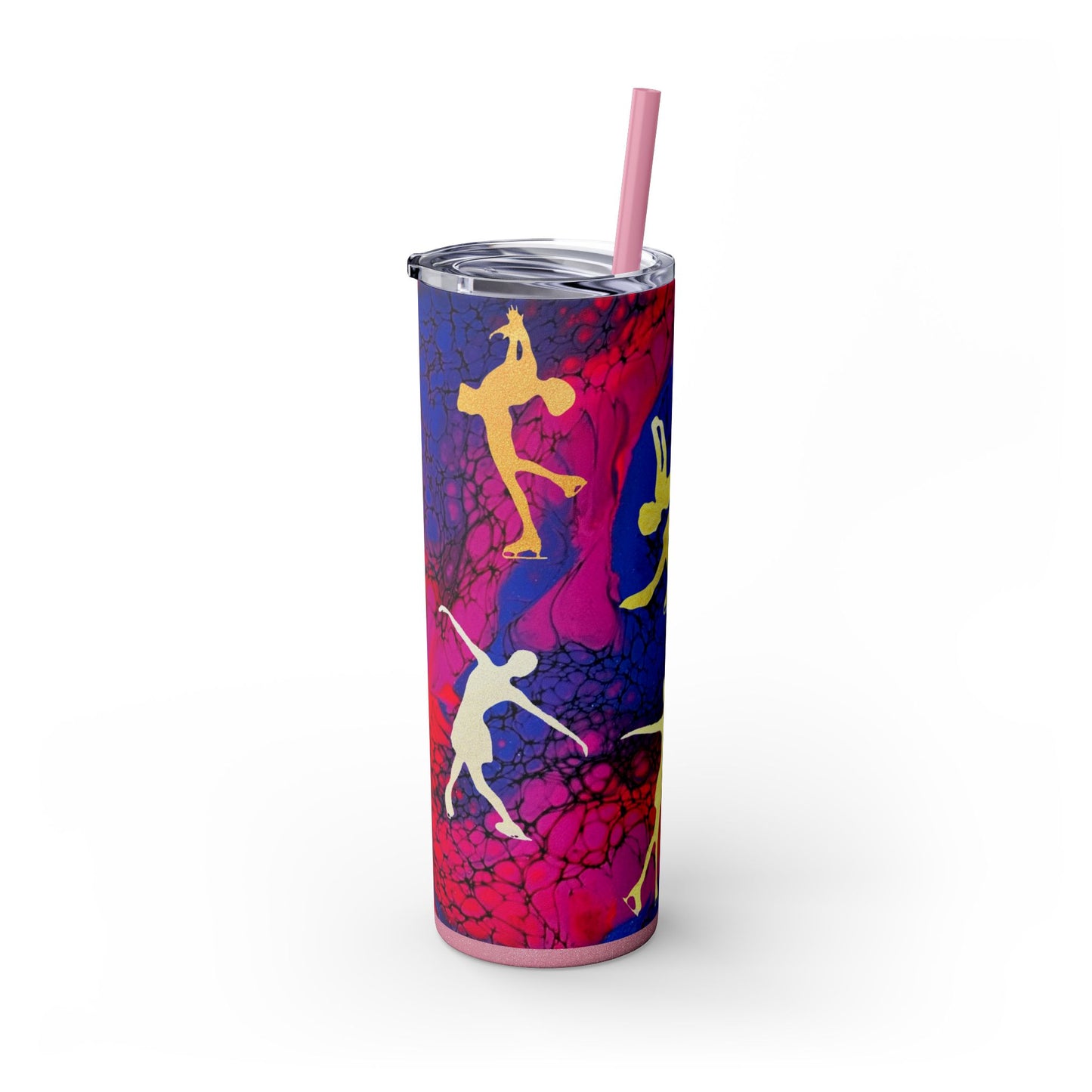 Figure Skating Tumbler, 20oz with straw