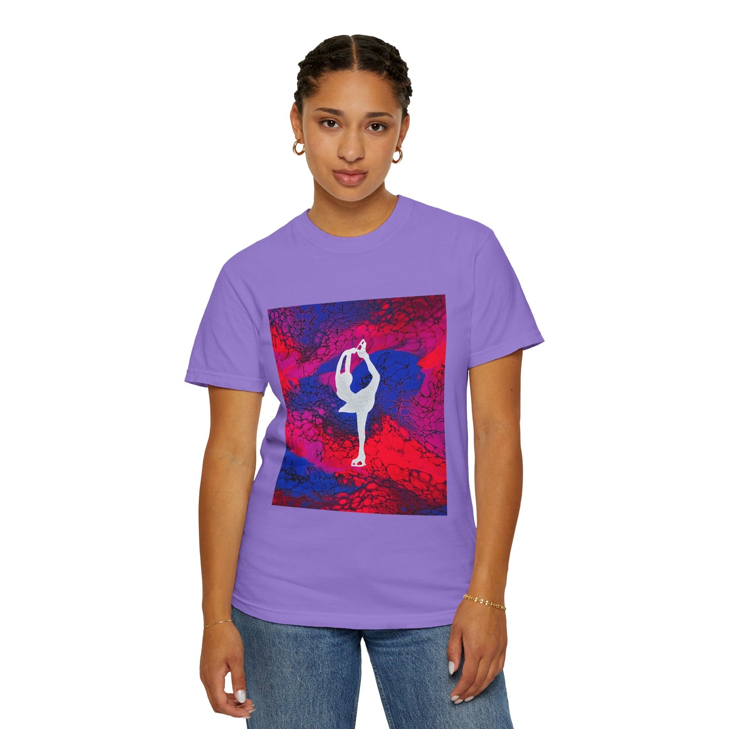 Figure Skating T-shirt—Unisex Garment-Dyed Tee