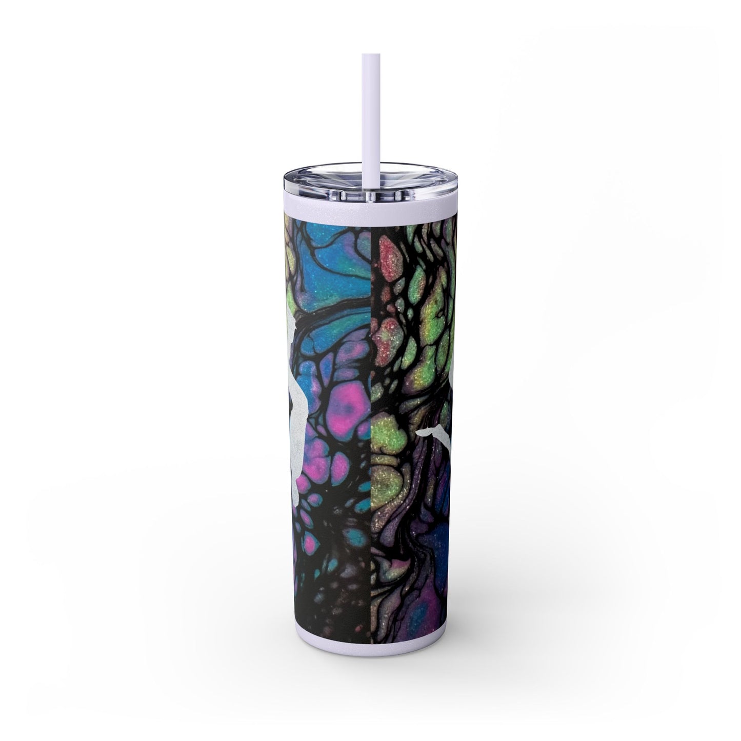 Figure Skating Tumbler,  20oz with straw