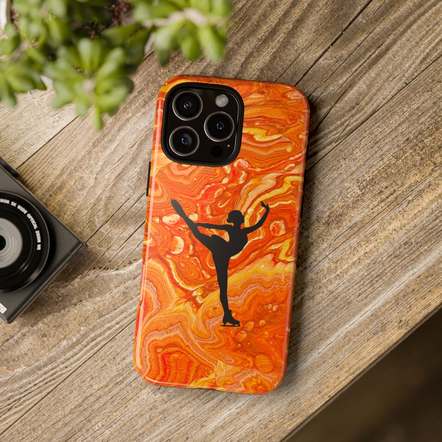 Figure skating phone case