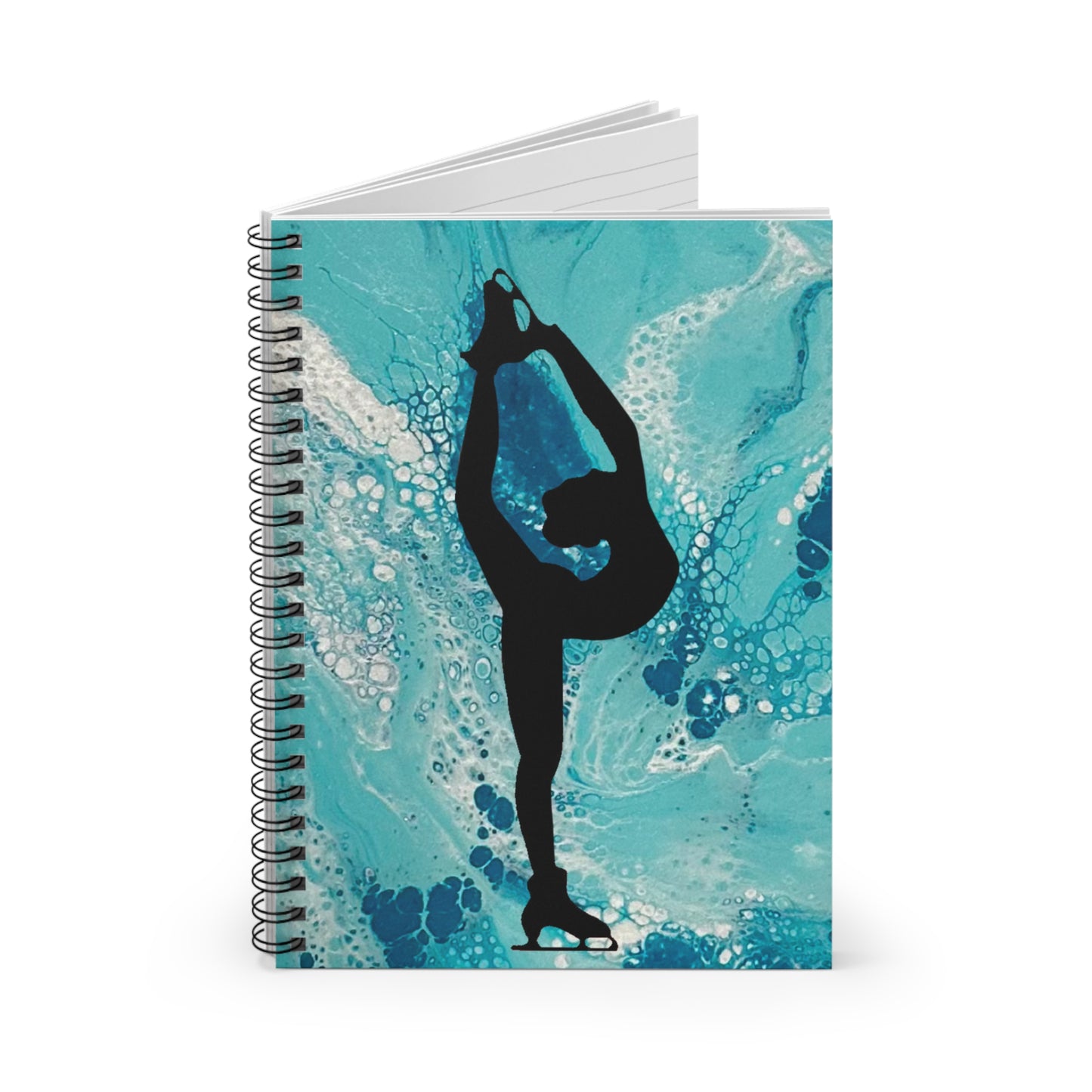 Figure skating Notebook - Ruled Line