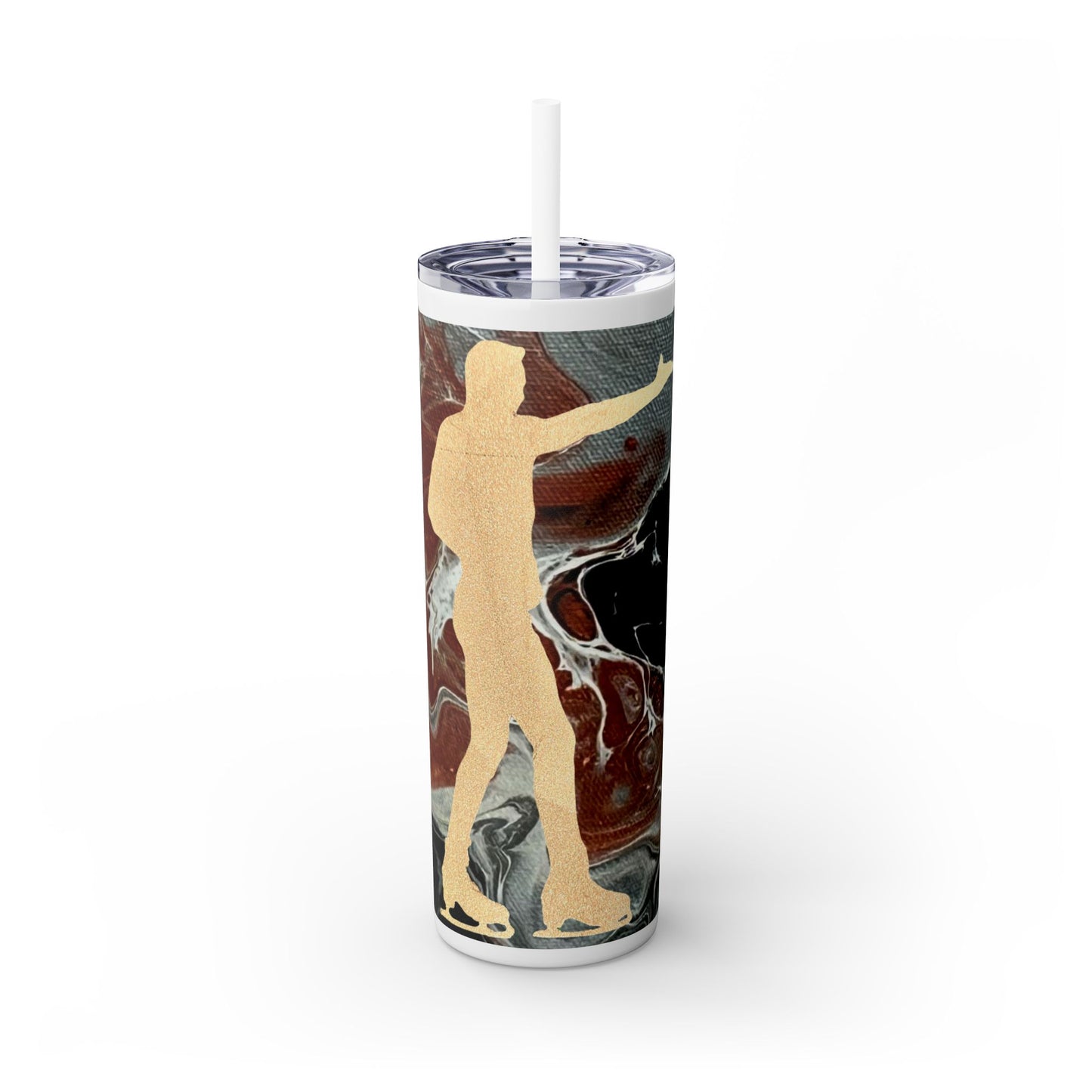 Figure Skating Tumbler, 20oz with straw