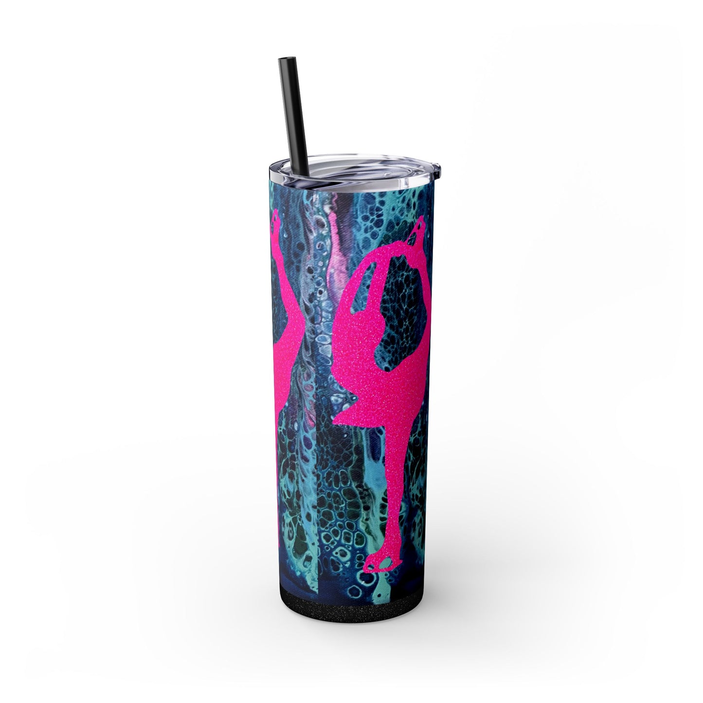 Figure Skating Tumbler, 20oz with straw