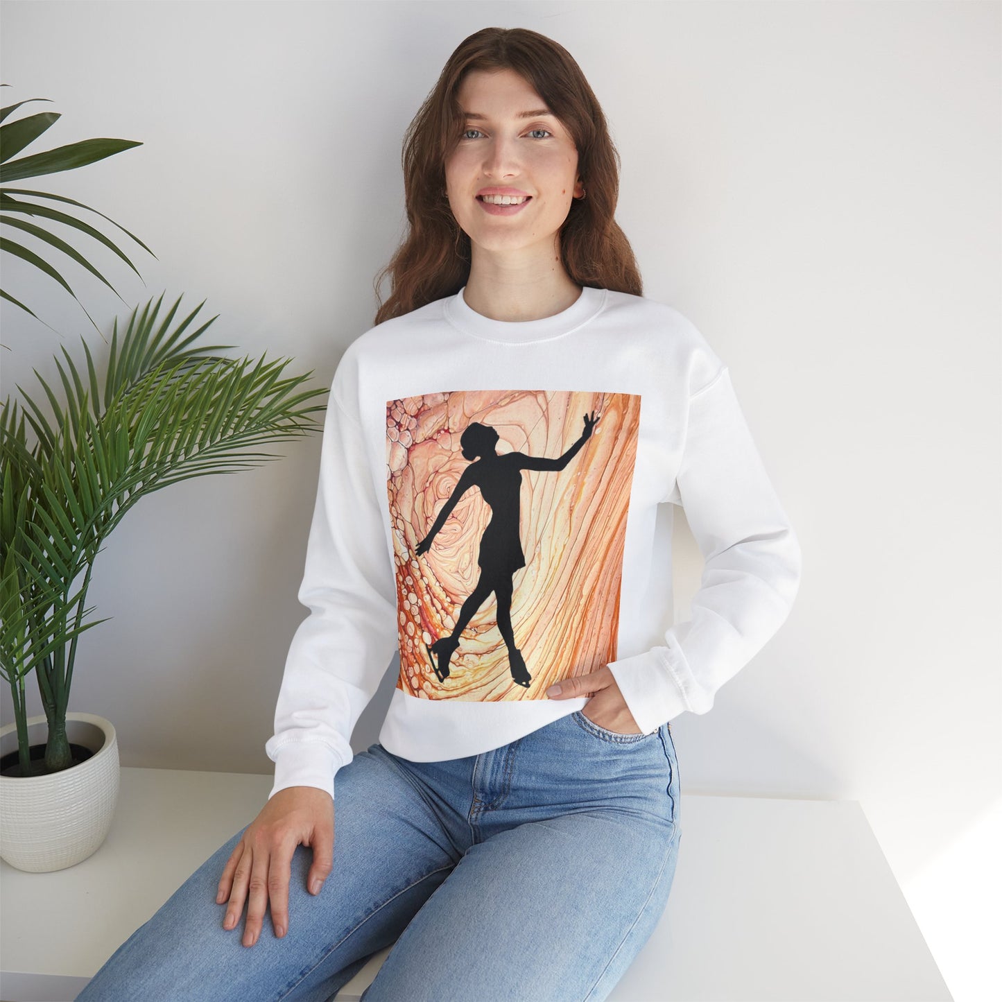 Unisex Figure Skating Crewneck Sweatshirt