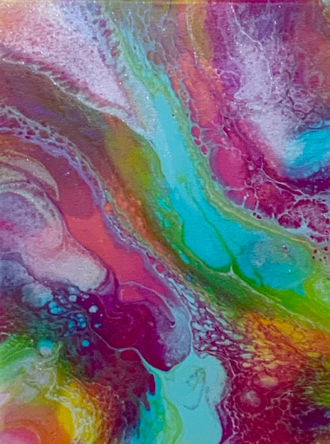 12"x16" Acrylic pour