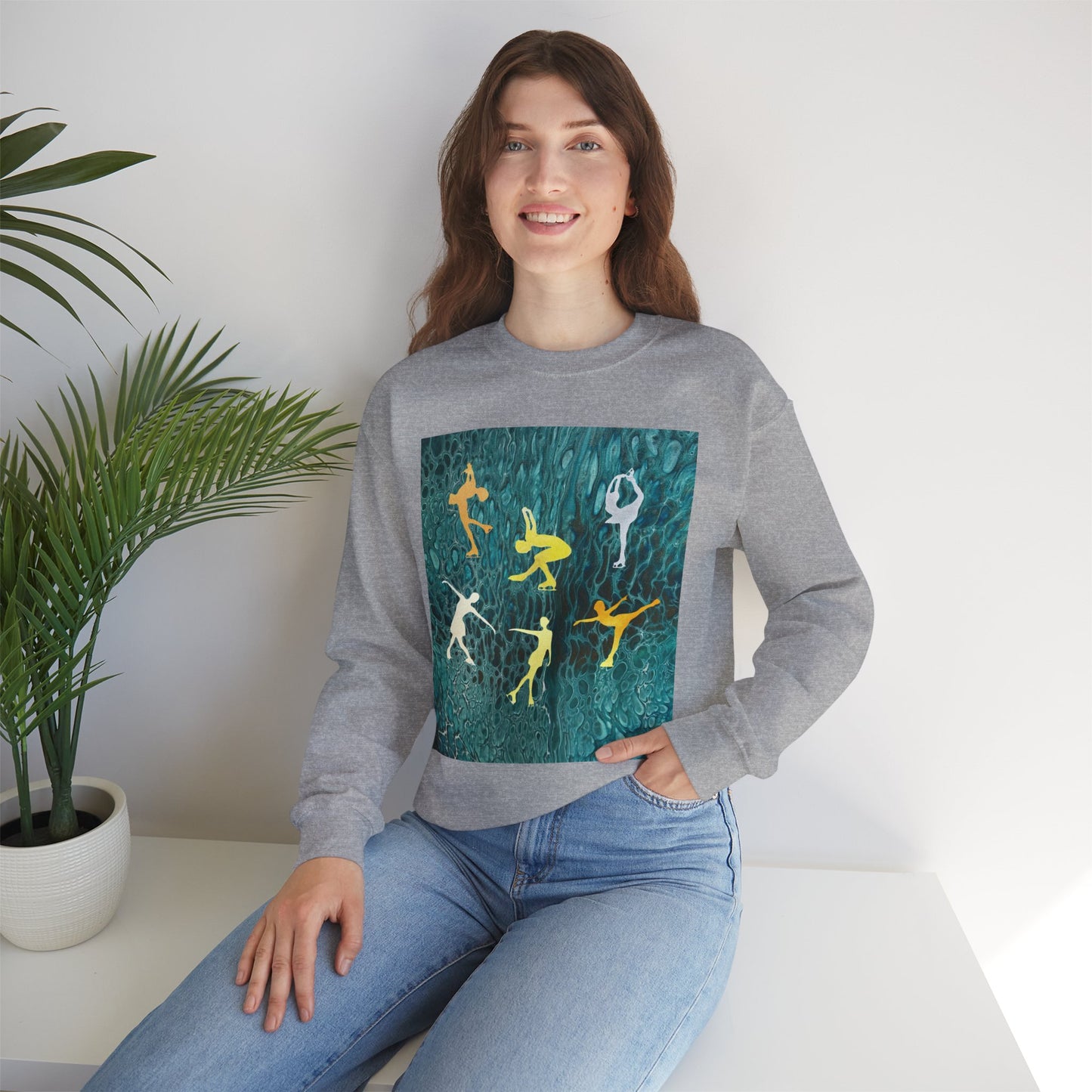 Unisex Figure Skating crewneck Sweatshirt