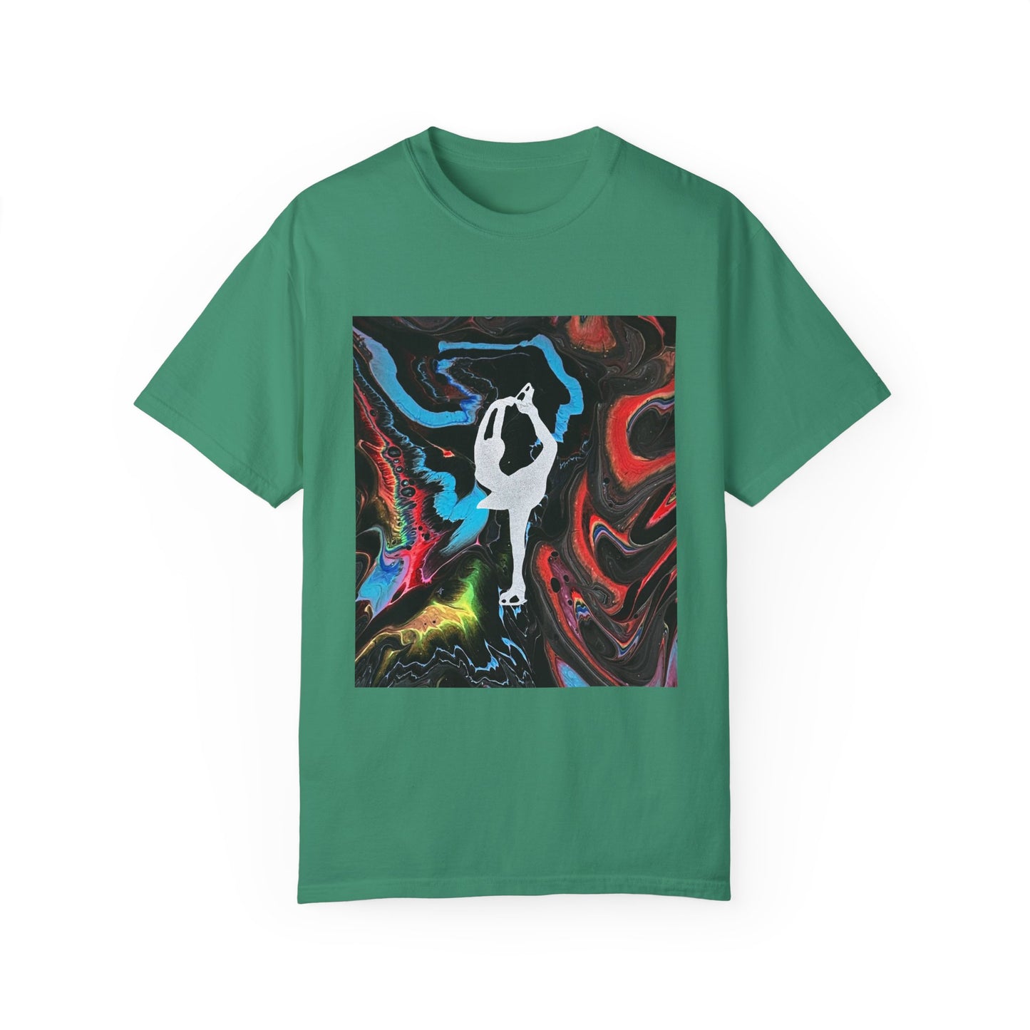 Figure Skating t-shirt,—Unisex Garment-Dyed Tee