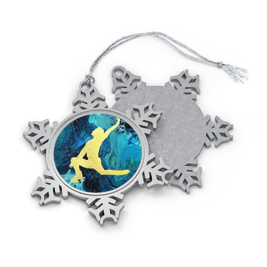 Pewter Snowflake Ornament