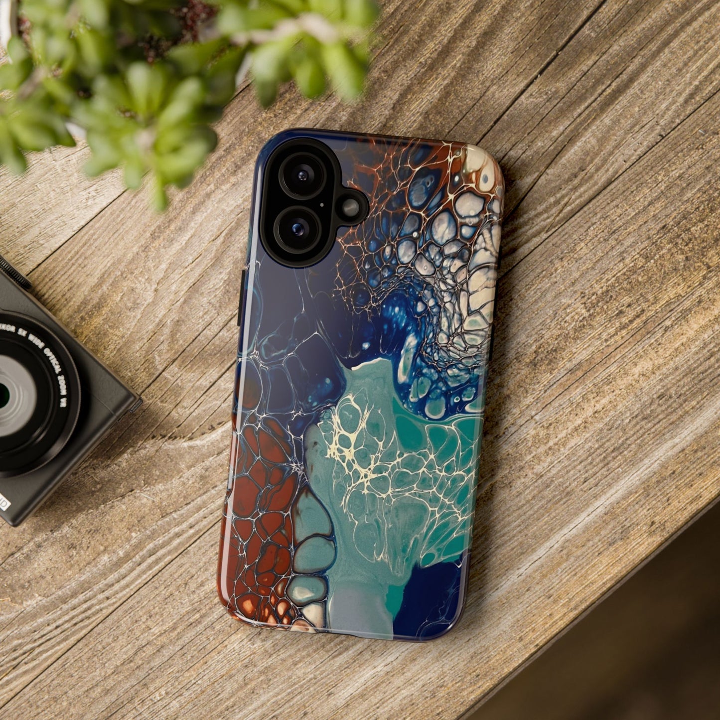 Phone Case for iPhone, Samsung and Google pixel devices -Artwork Design, Tough Protection