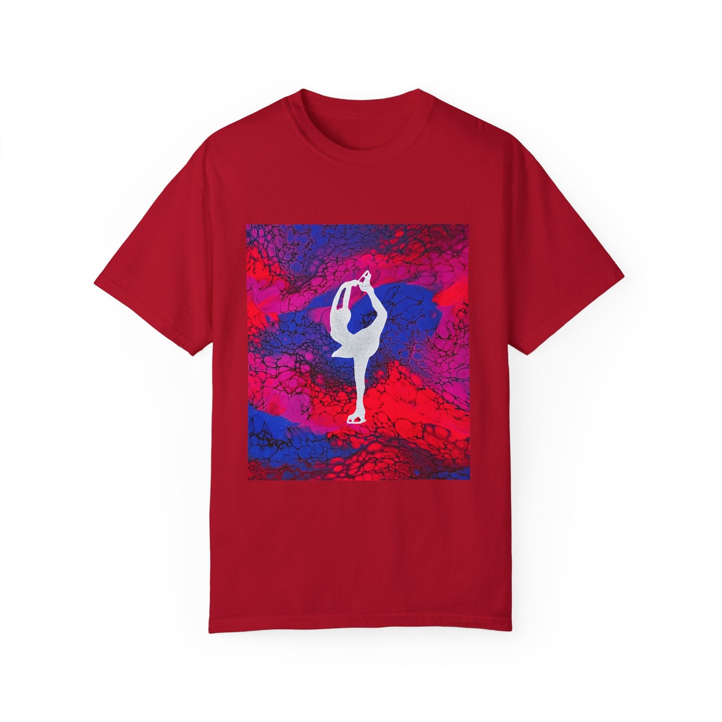 Figure Skating T-shirt—Unisex Garment-Dyed Tee