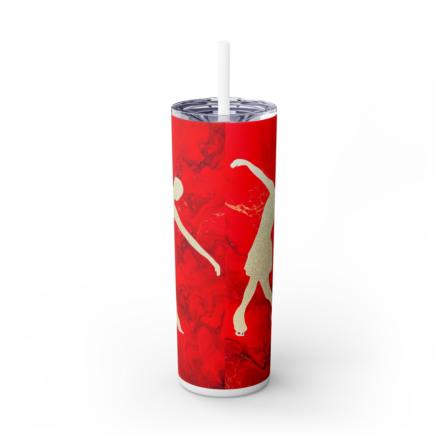 Figure Skating Tumbler, 20oz with straw