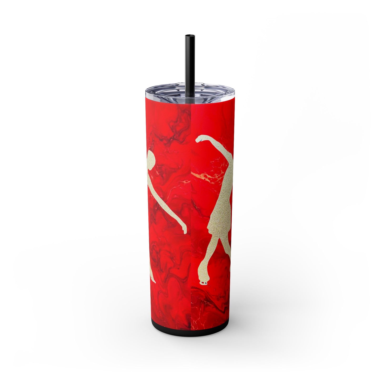 Figure Skating Tumbler, 20oz with straw