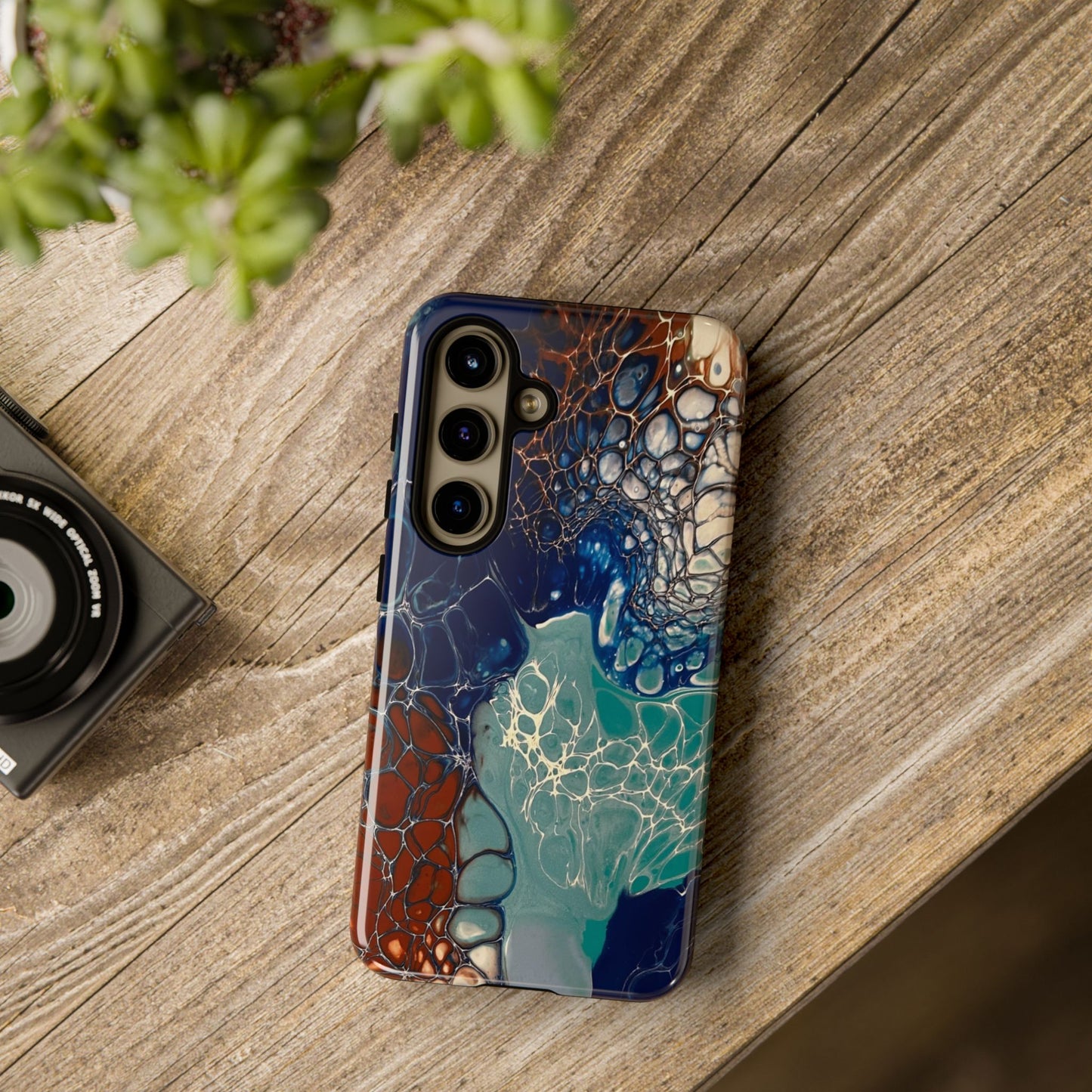 Phone Case for iPhone, Samsung and Google pixel devices -Artwork Design, Tough Protection