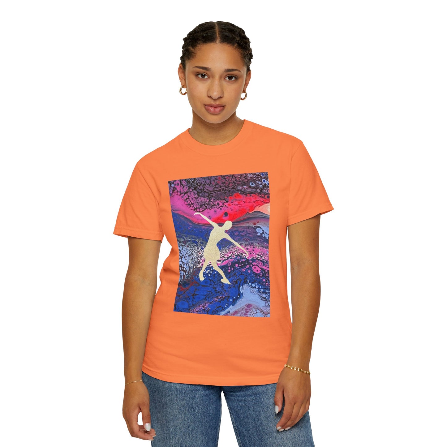 Figure skating T-shirt—Unisex Garment-Dyed Tee