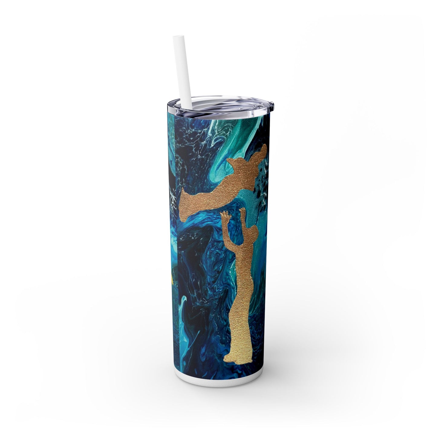 Figure Skating Tumbler, 20oz with straw