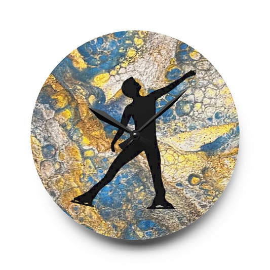 Figure skating Wall Clock