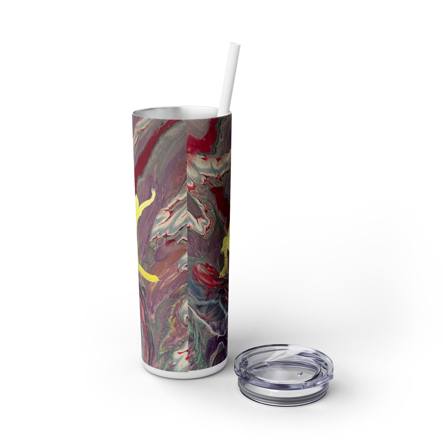 Figure Skating Tumbler, 20oz with straw