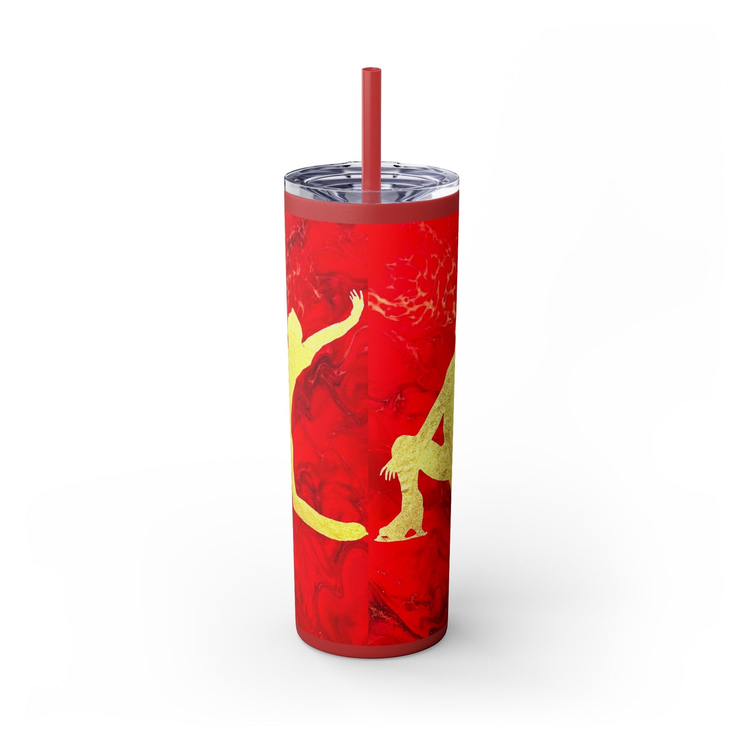 Figure Skating Tumbler, 20oz with straw