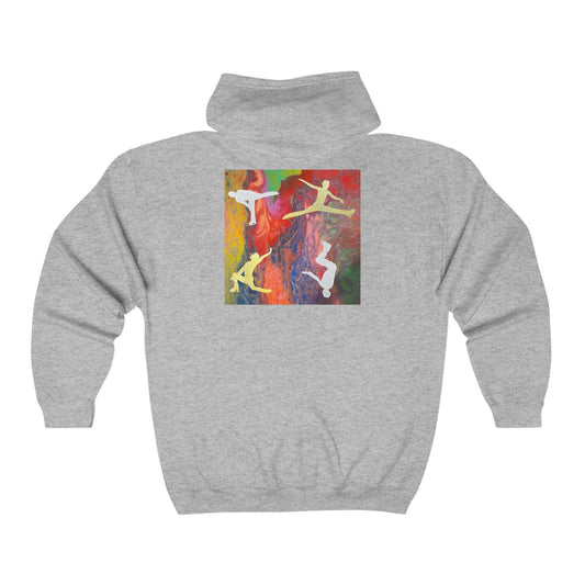 Figure skating Hoodie zip up sweatshirt