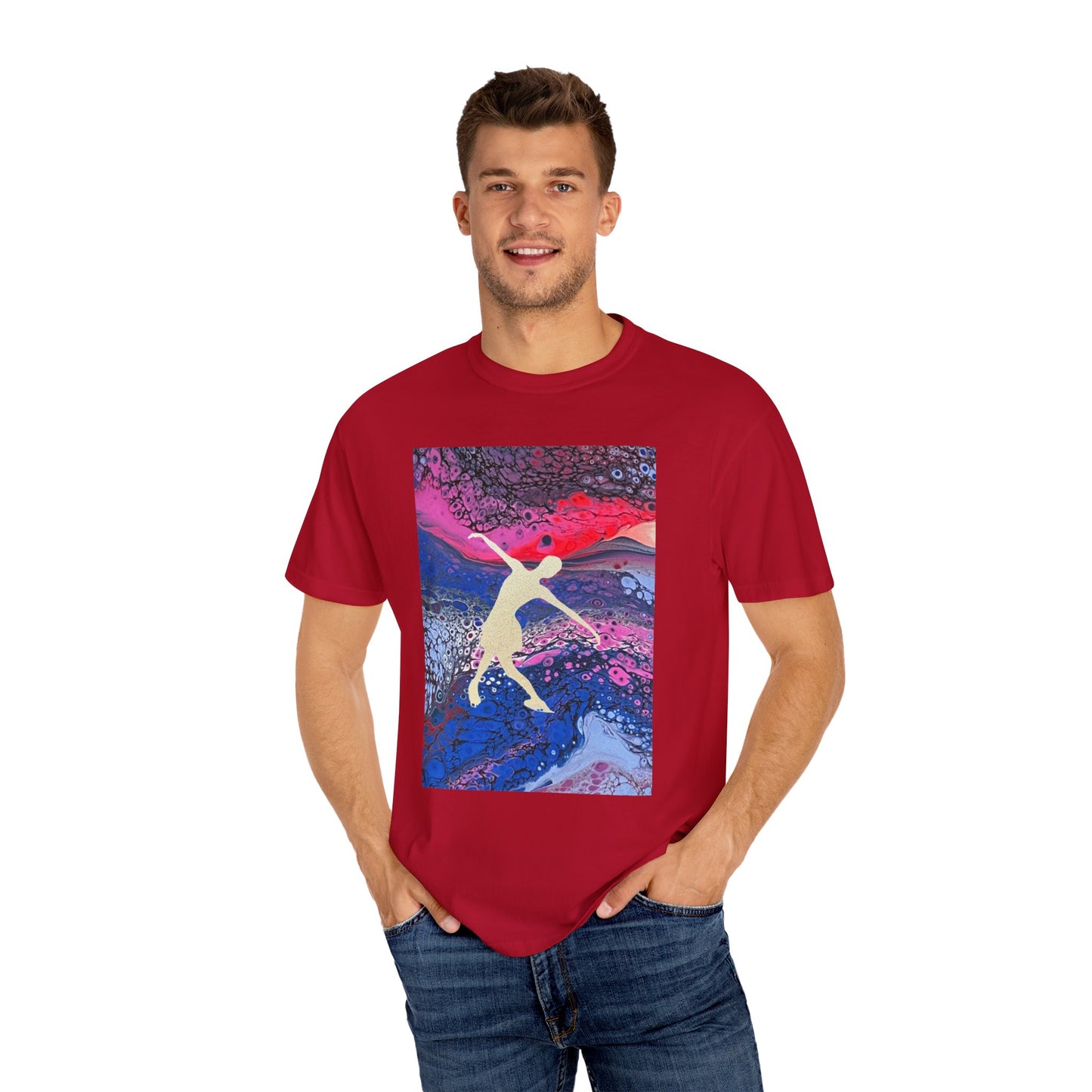 Figure skating T-shirt—Unisex Garment-Dyed Tee