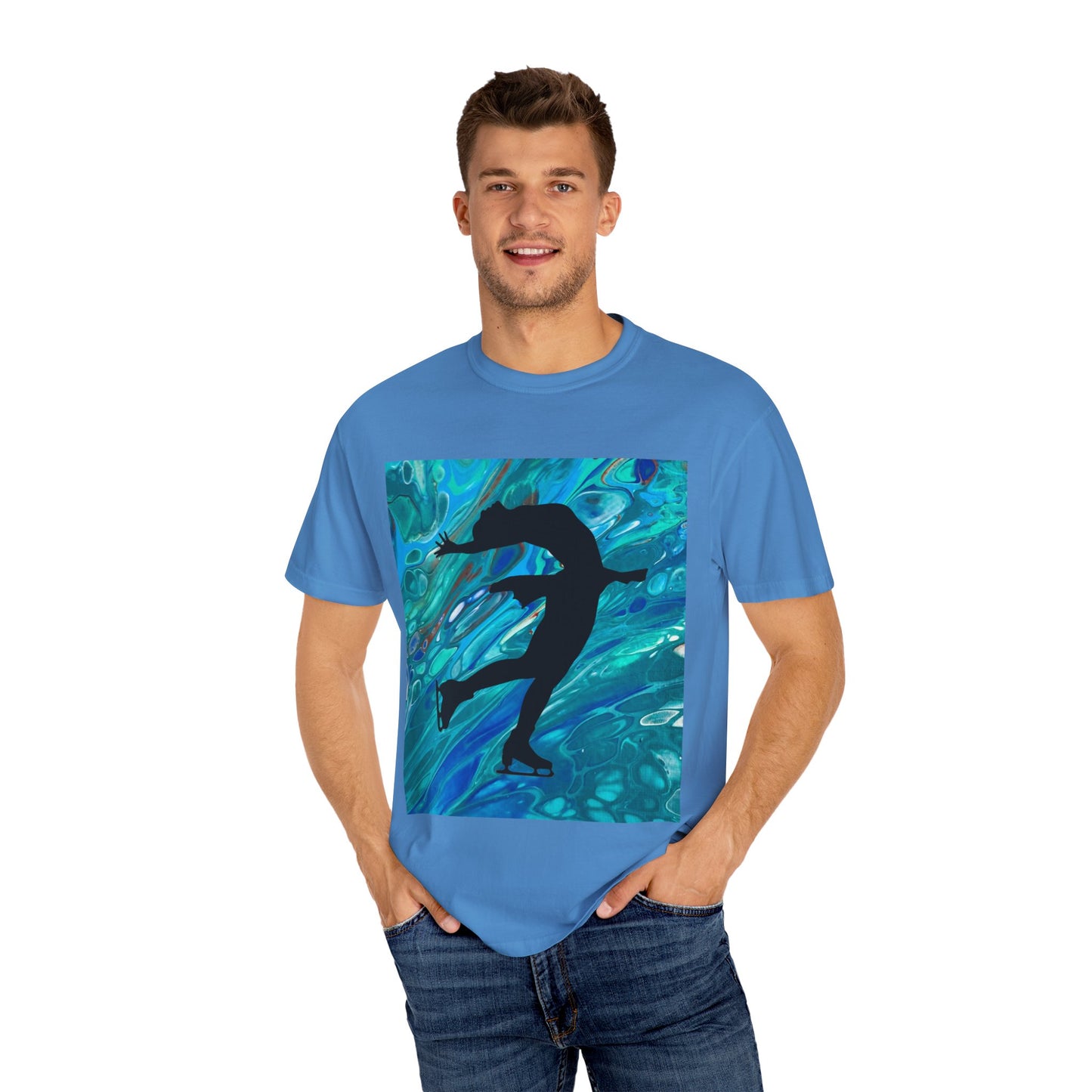 Figure Skating T-Shirt - Unisex Garment-Dyed Tee