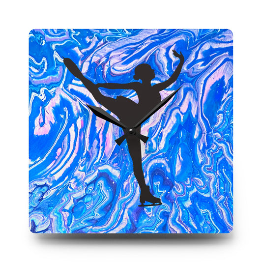 Figure Skating Wall Clock