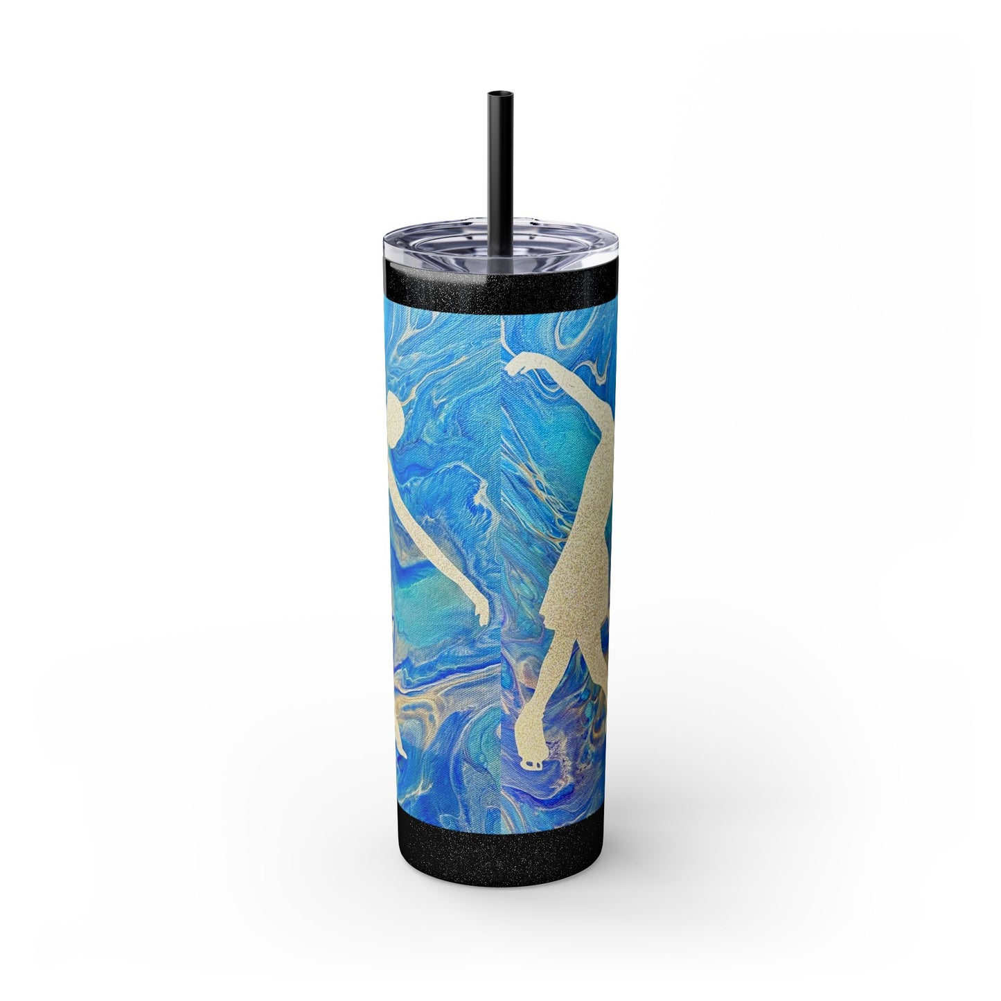 Figure Skating Tumbler, 20oz with straw