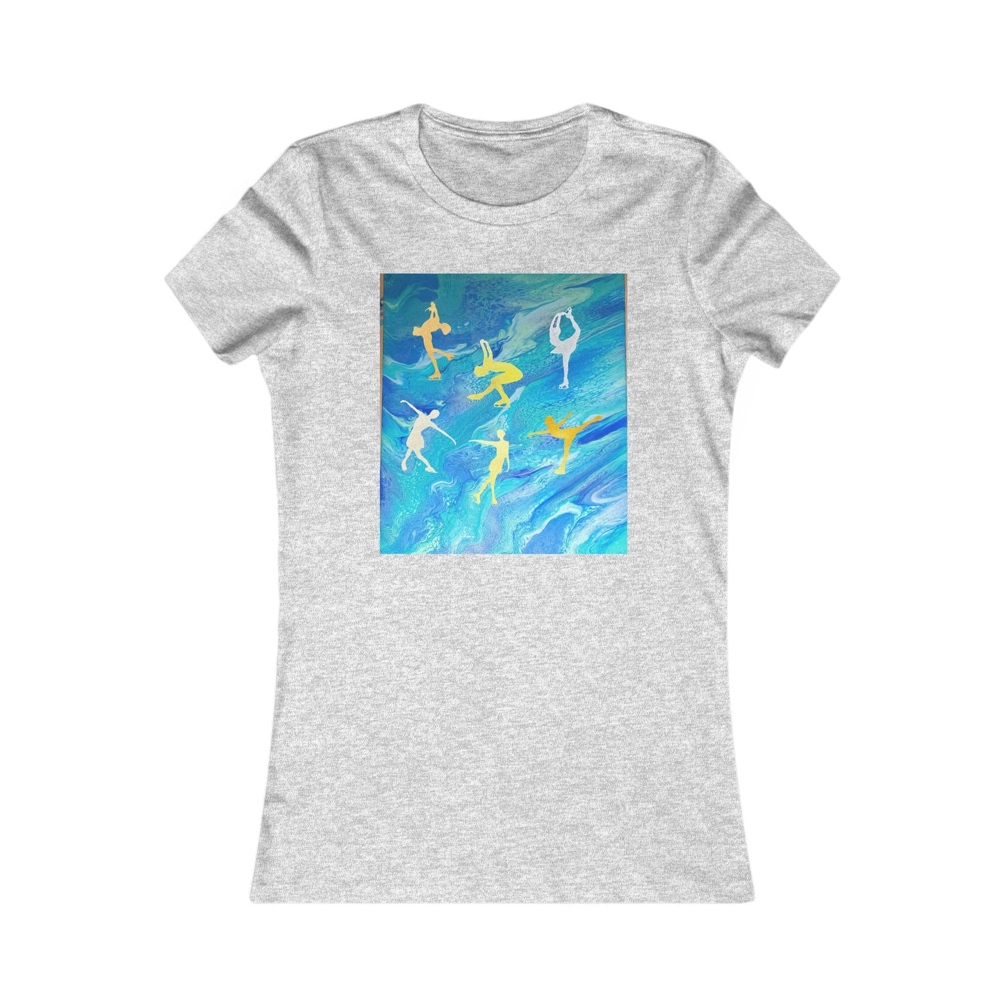 Ladies figure skating T-shirt