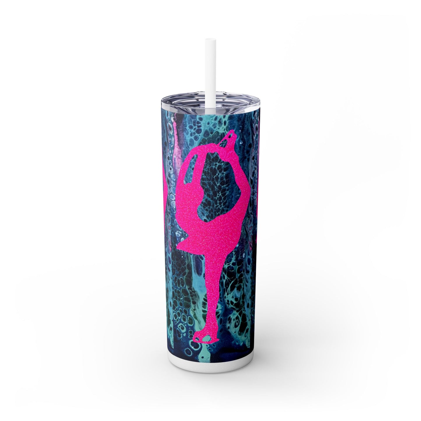 Figure Skating Tumbler, 20oz with straw