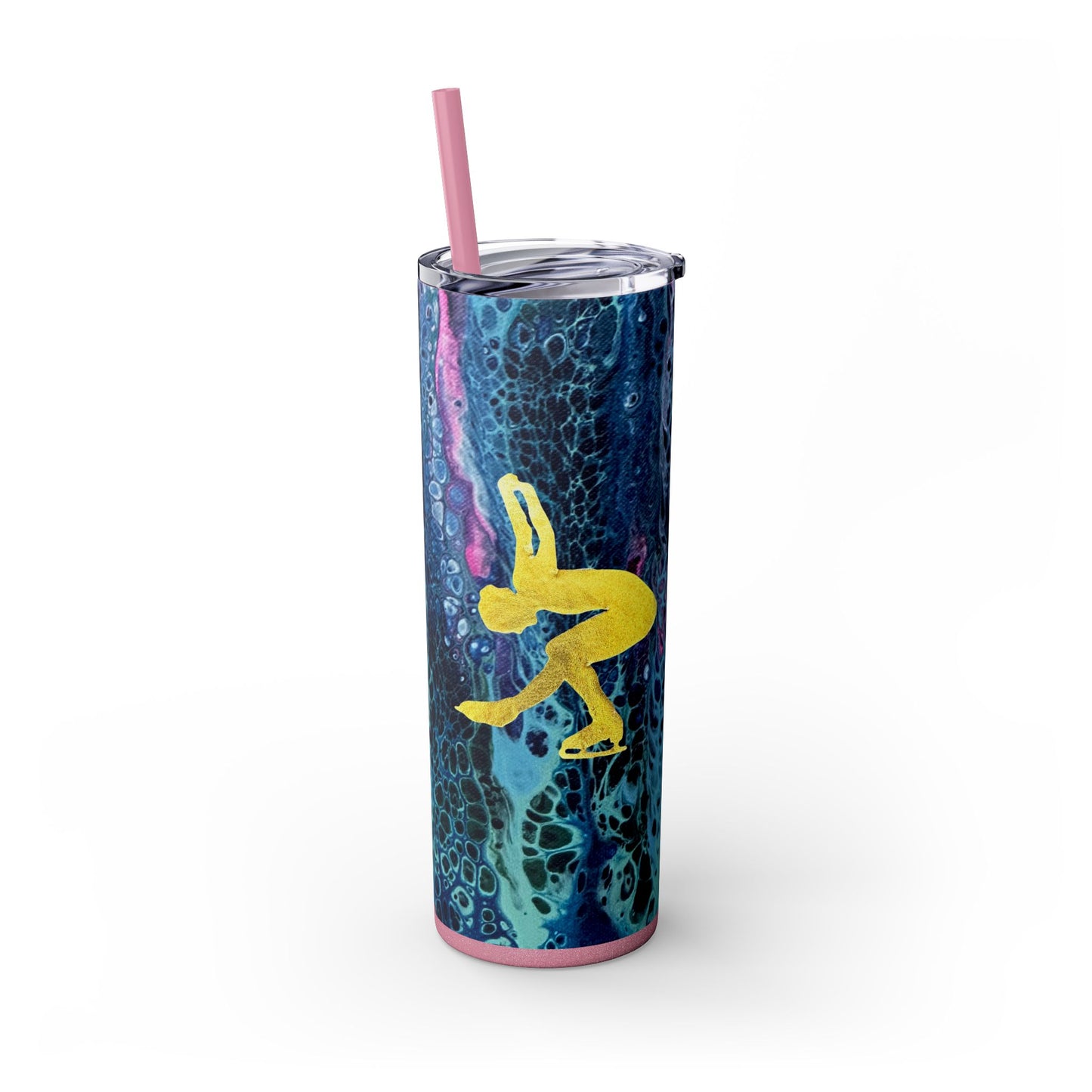 Figure Skating Tumbler, 20oz with straw