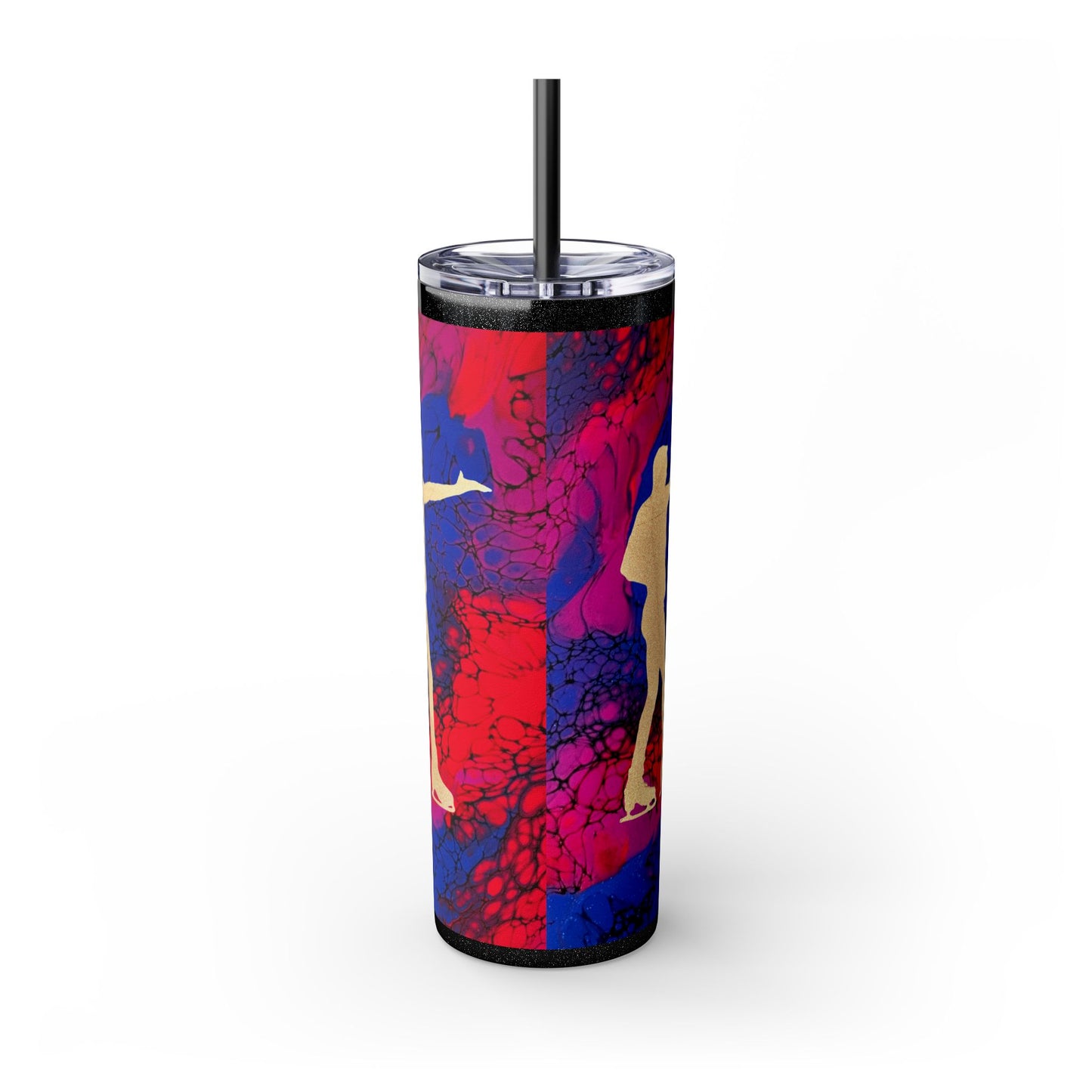 Figure Skating Tumbler, 20oz with straw