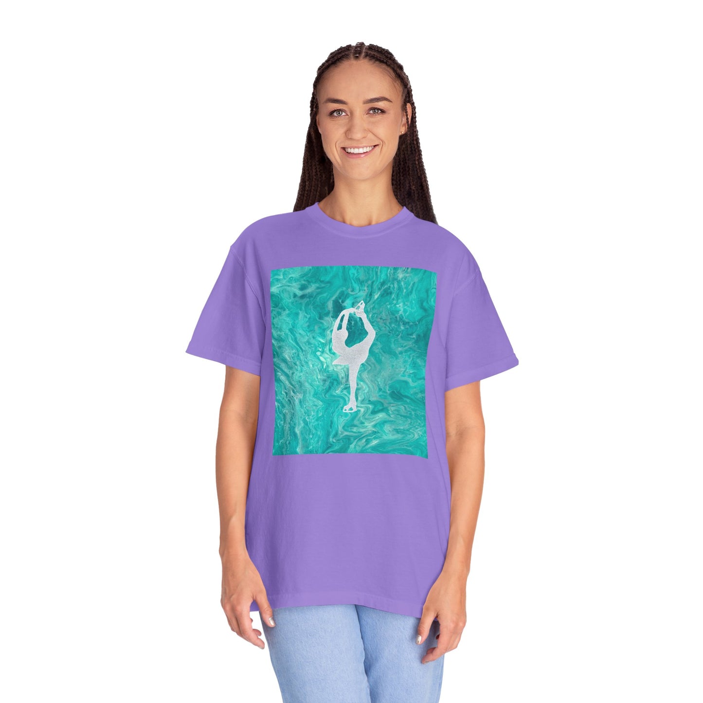 Figure Skating T-shirt—Unisex Garment-Dyed Tee