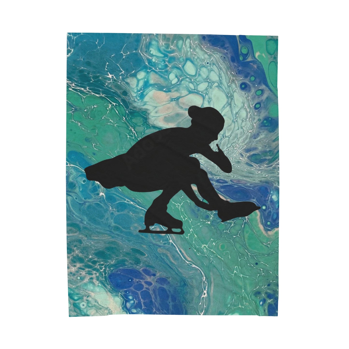 Figure Skating Velveteen Plush Blanket—3 sizes