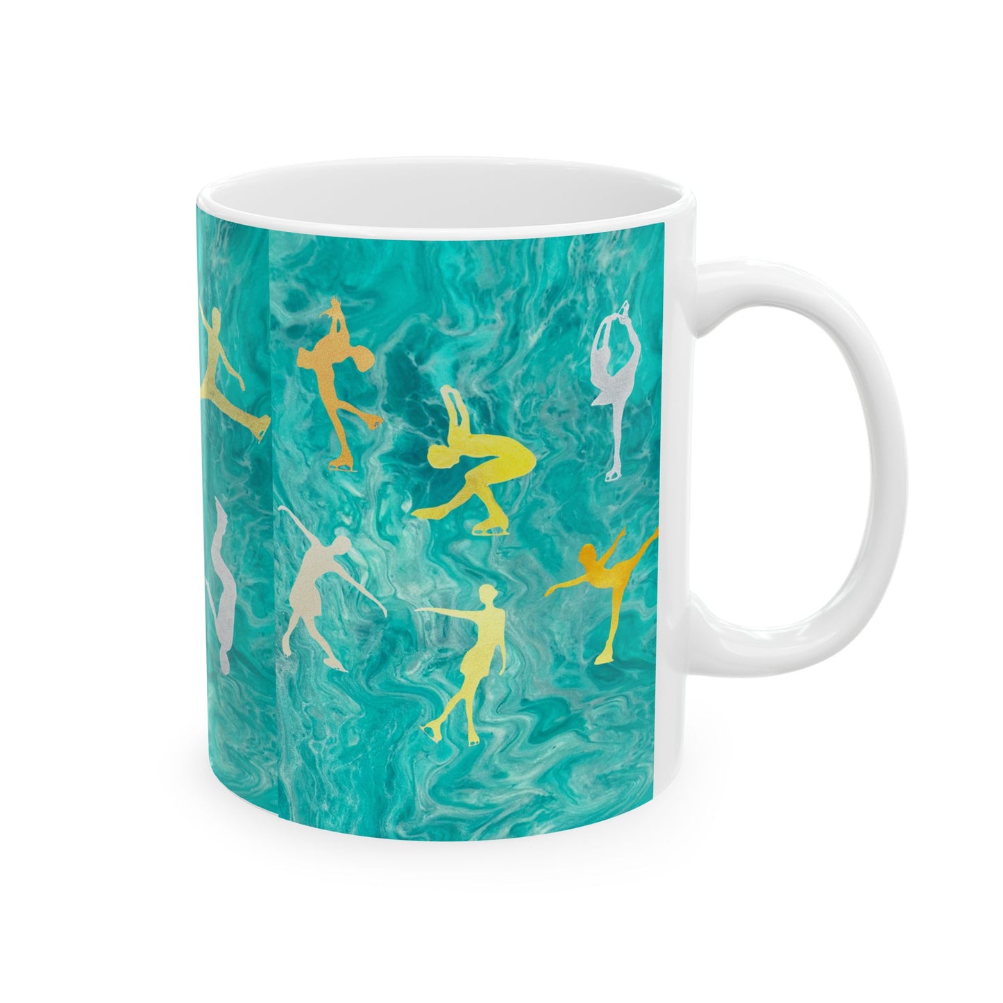 Figure skating Ceramic Mug, (11oz, 15oz)