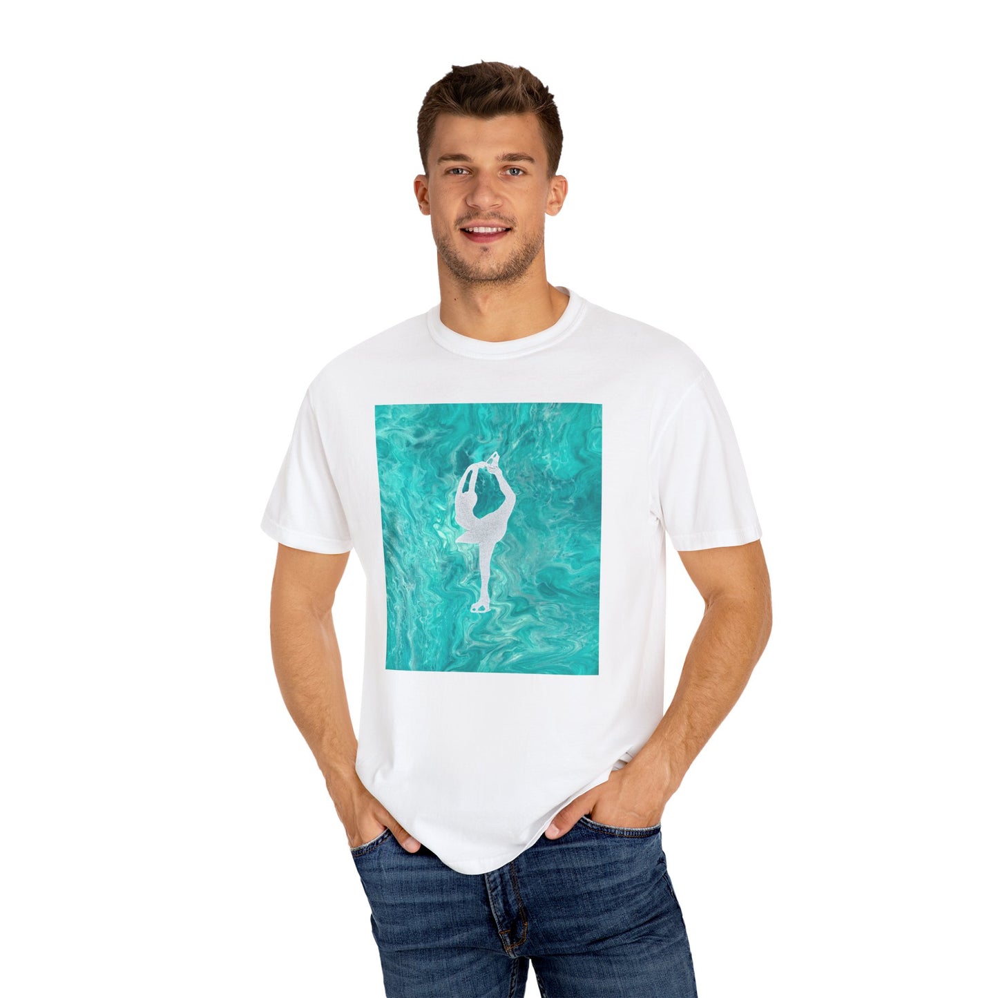 Figure Skating T-shirt—Unisex Garment-Dyed Tee