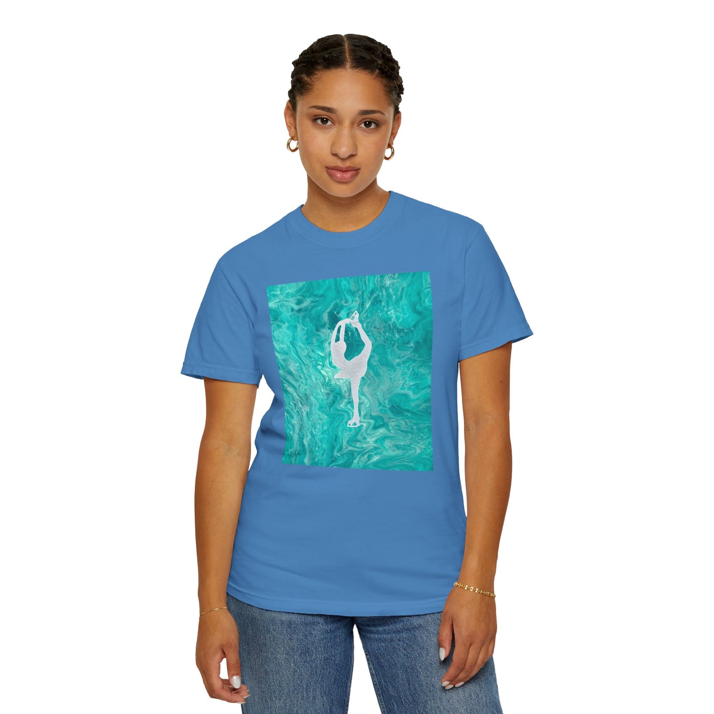 Figure Skating T-shirt—Unisex Garment-Dyed Tee