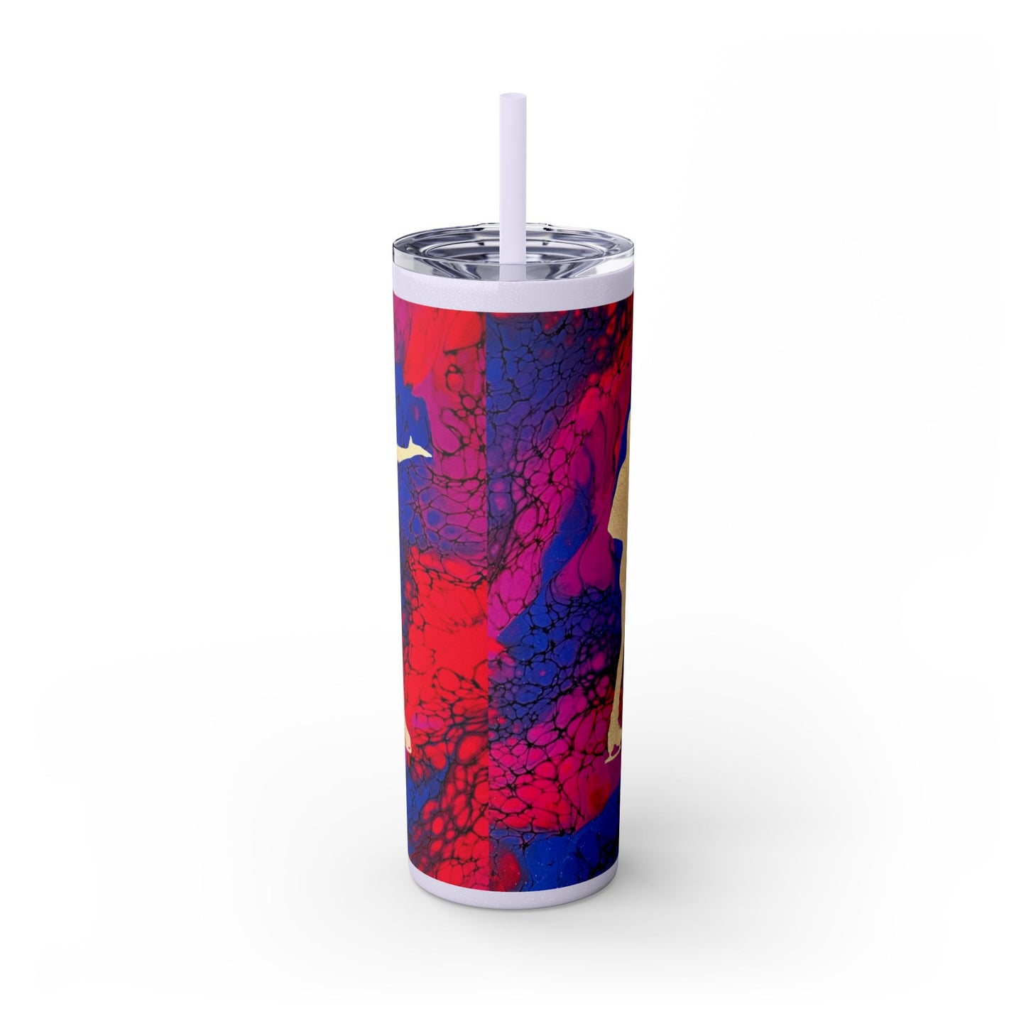 Figure Skating Tumbler, 20oz with straw