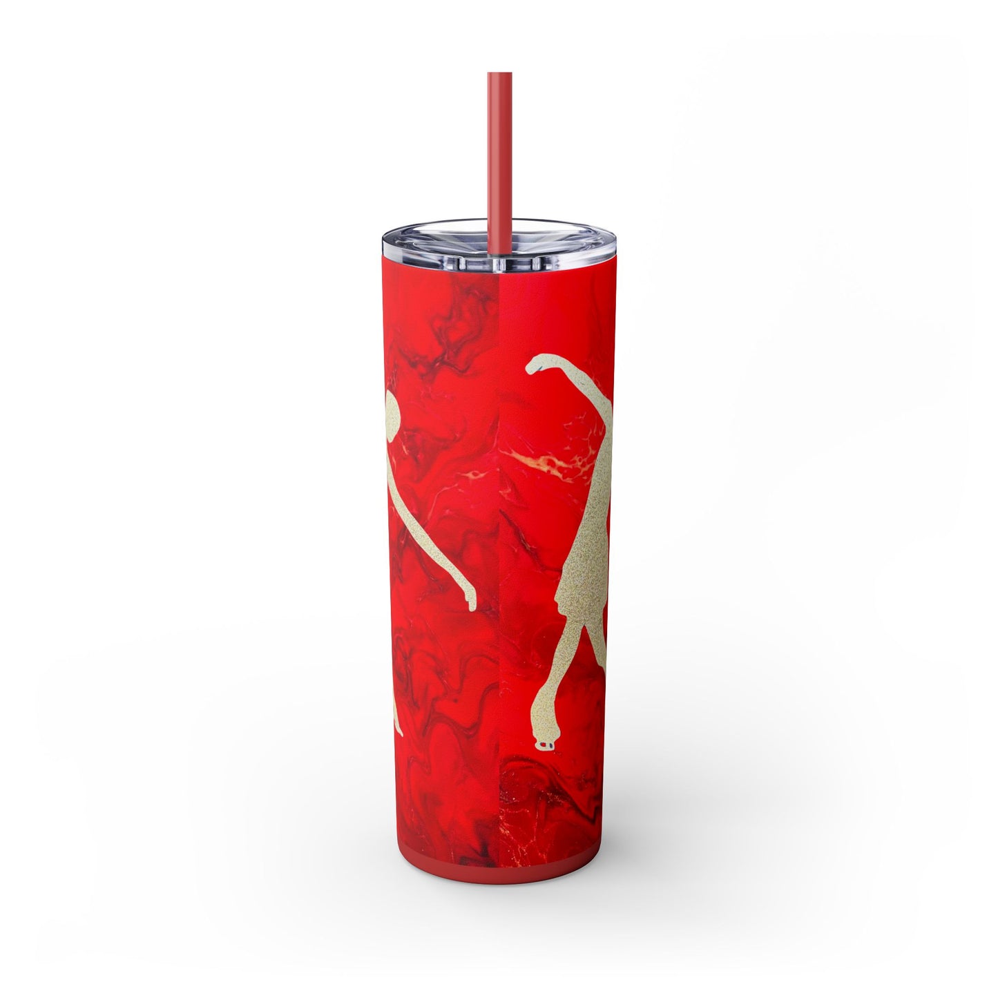 Figure Skating Tumbler, 20oz with straw