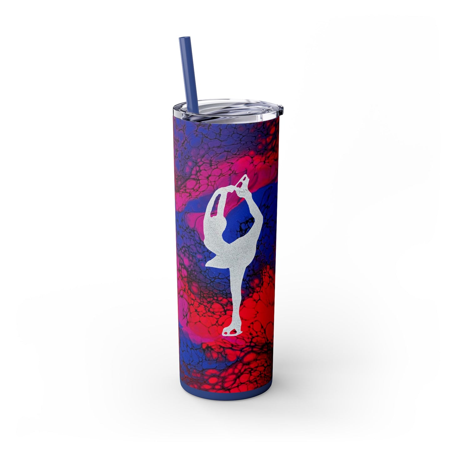 Figure Skating Tumbler, 20oz with straw