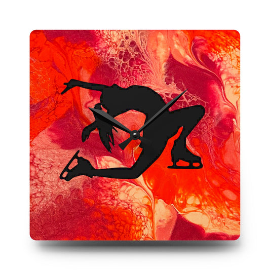 Figure Skating Wall Clock